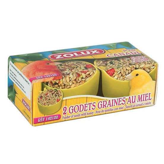 Friandises au miel pour canaris - Lot de 2