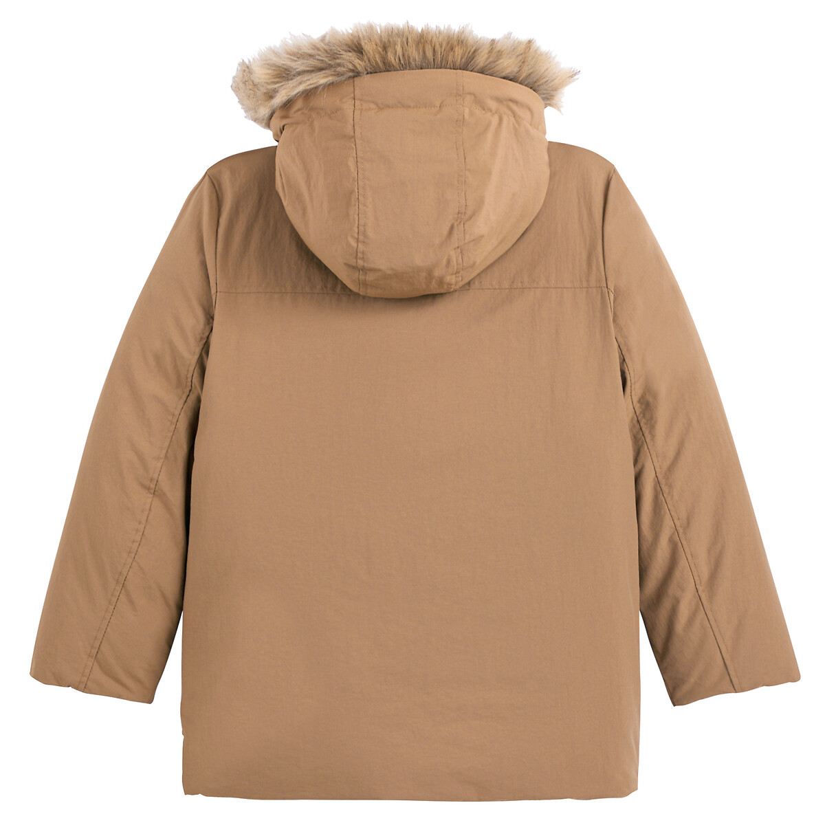 COLEÇÕES LA REDOUTE<br>Parka reversível com capuz forrado com pele sintética