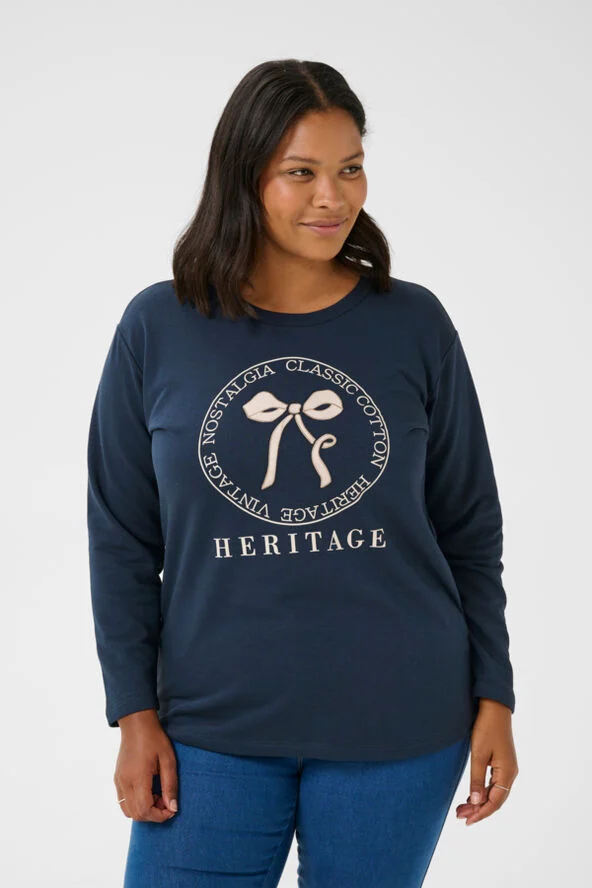 Kaffe Curve KCelina Sweatshirt Midnight marine