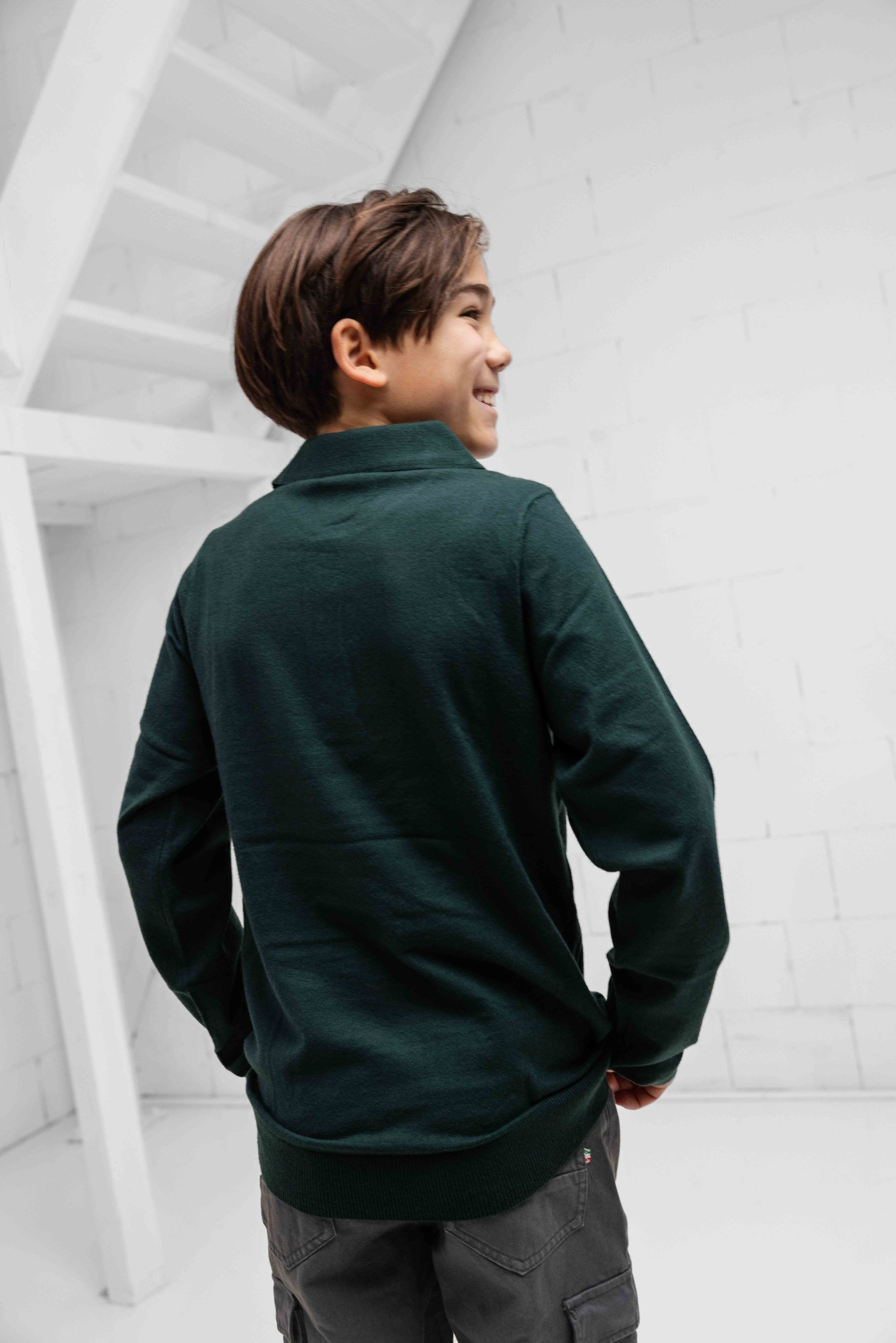 Vingino Per Polo Kids Donkergroen