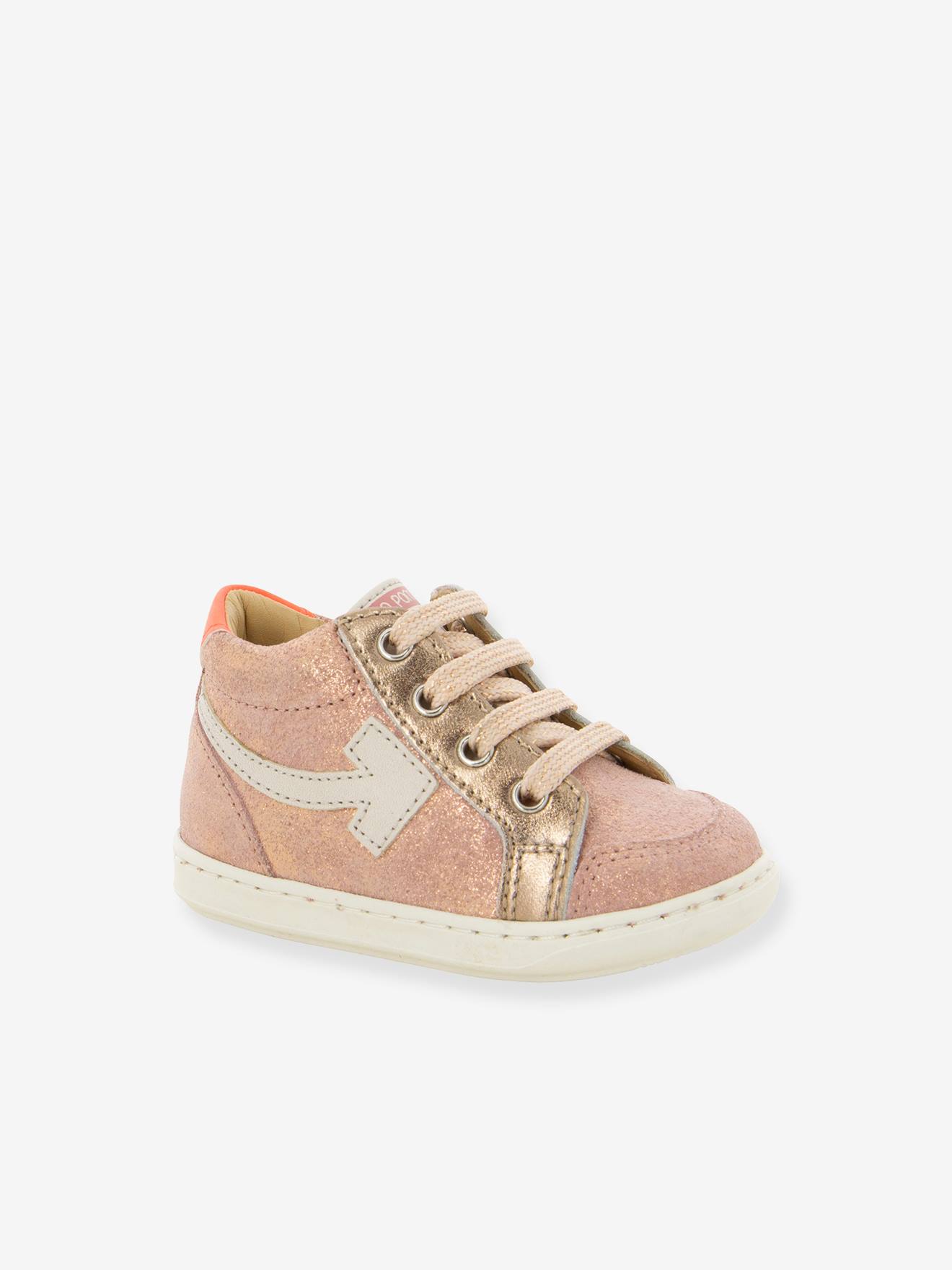 Sapatinhos de bebê Bouba Arrow Aegean SHOO POM® em cobre iridescente