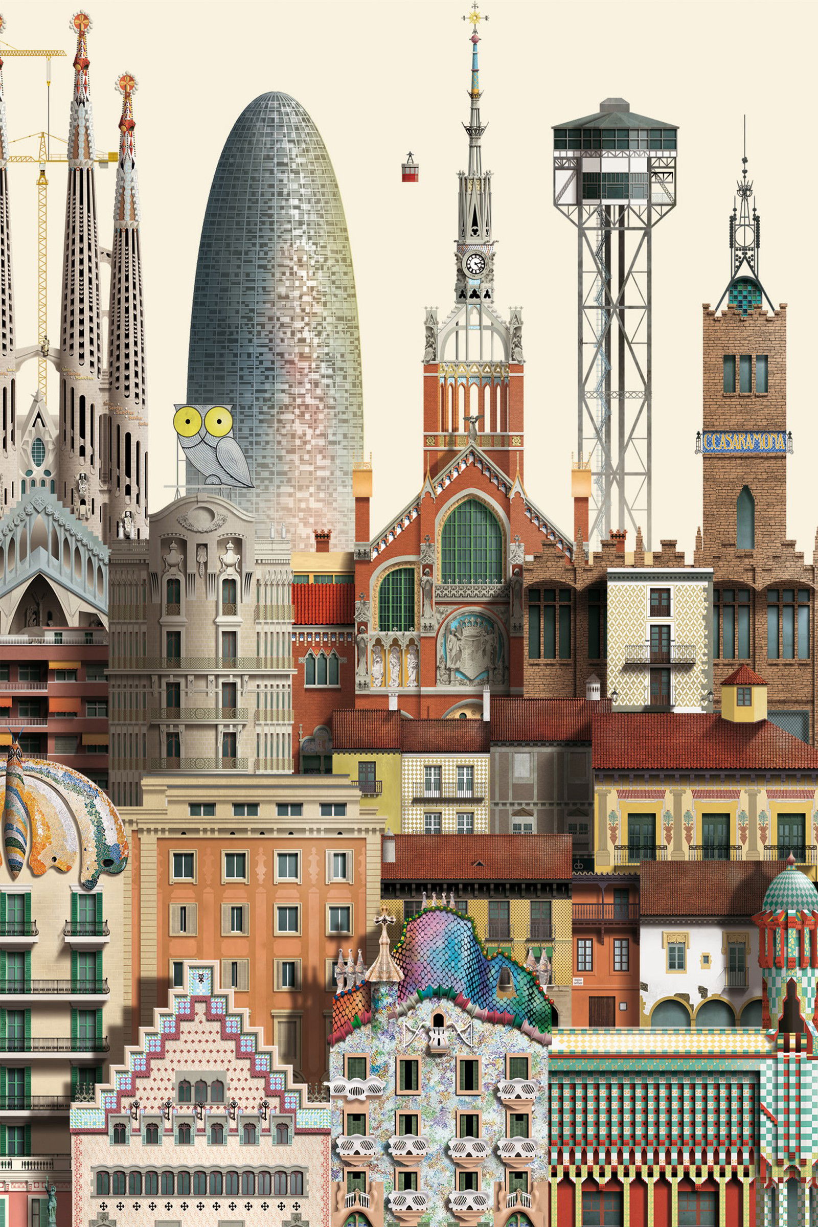 Barcelona II by Martin Schwartz - Open Edition.