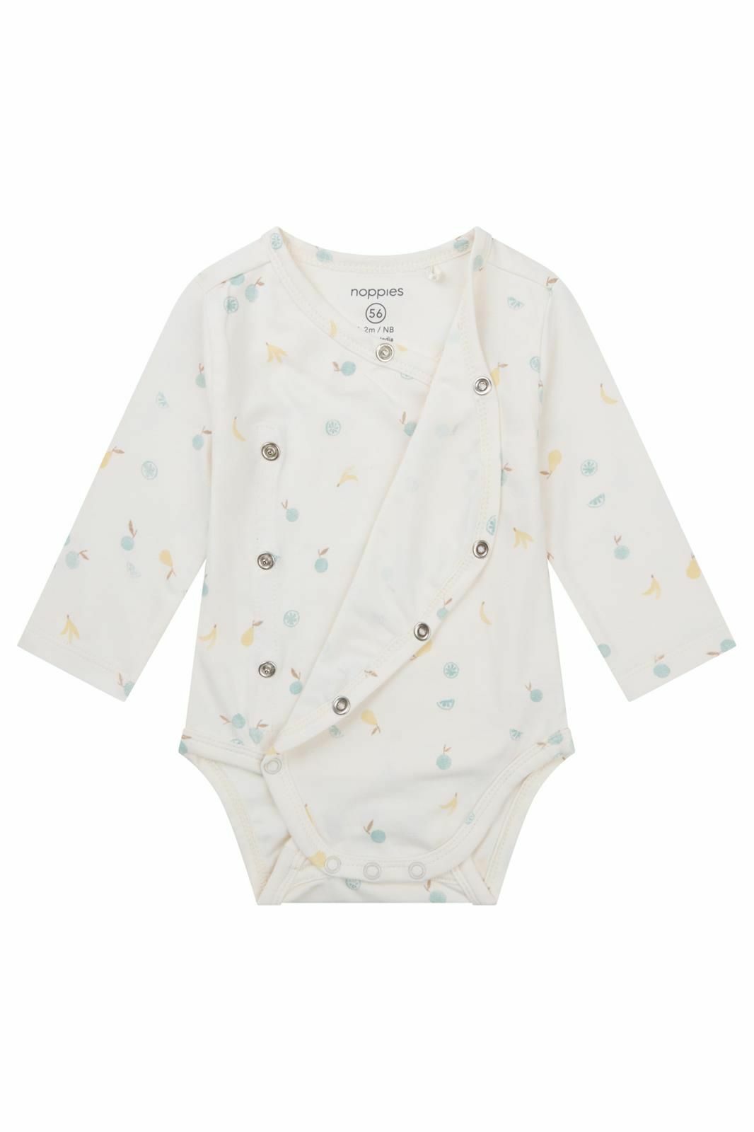 Noppies Newborn Romper Oakmont - Fruit pattern Off white