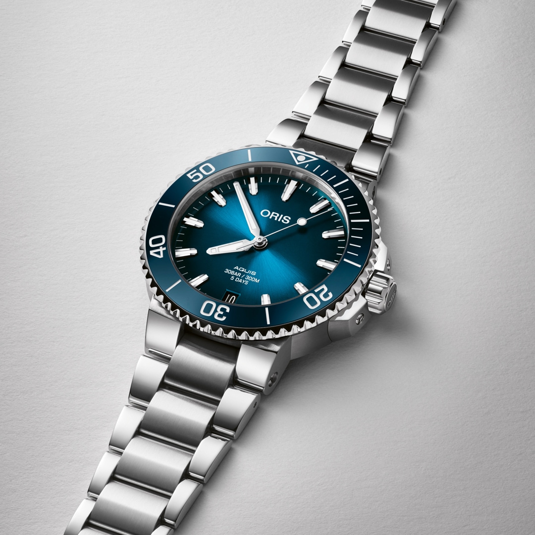 Oris Aquis Date Calibre 400 Blau Ø 41.5mm