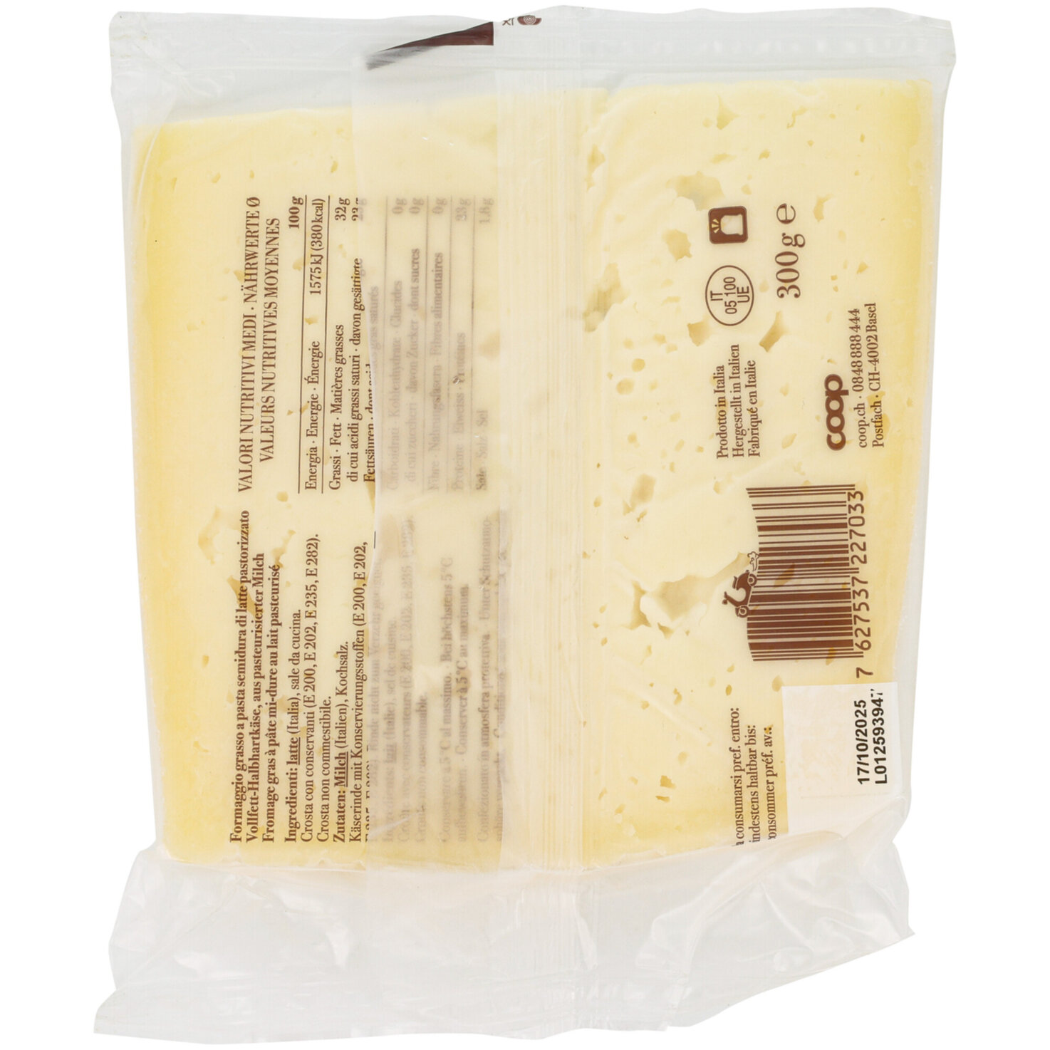 Sapori Asiago DOP Portion