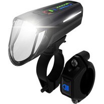 Feu avant LED pour vélo, avec pleins phares, 100 lux