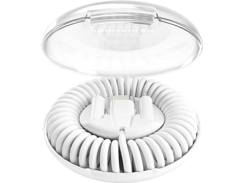 Vonmählen USB-Ladekabel Allroundo Eco All-in-One Weiss All-in-One Lade- und Datenkabel mit Schnellladefunktion