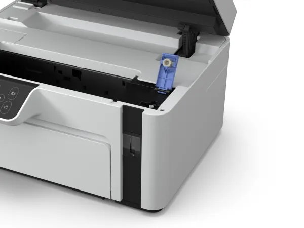 Epson EcoTank ET-M2120 - Multifunktionsprinter - S/H - blækprinter - A4/Legal (medie) - op til 15 spm (udskriver) - 150 ark - USB, Wi-Fi - hvid