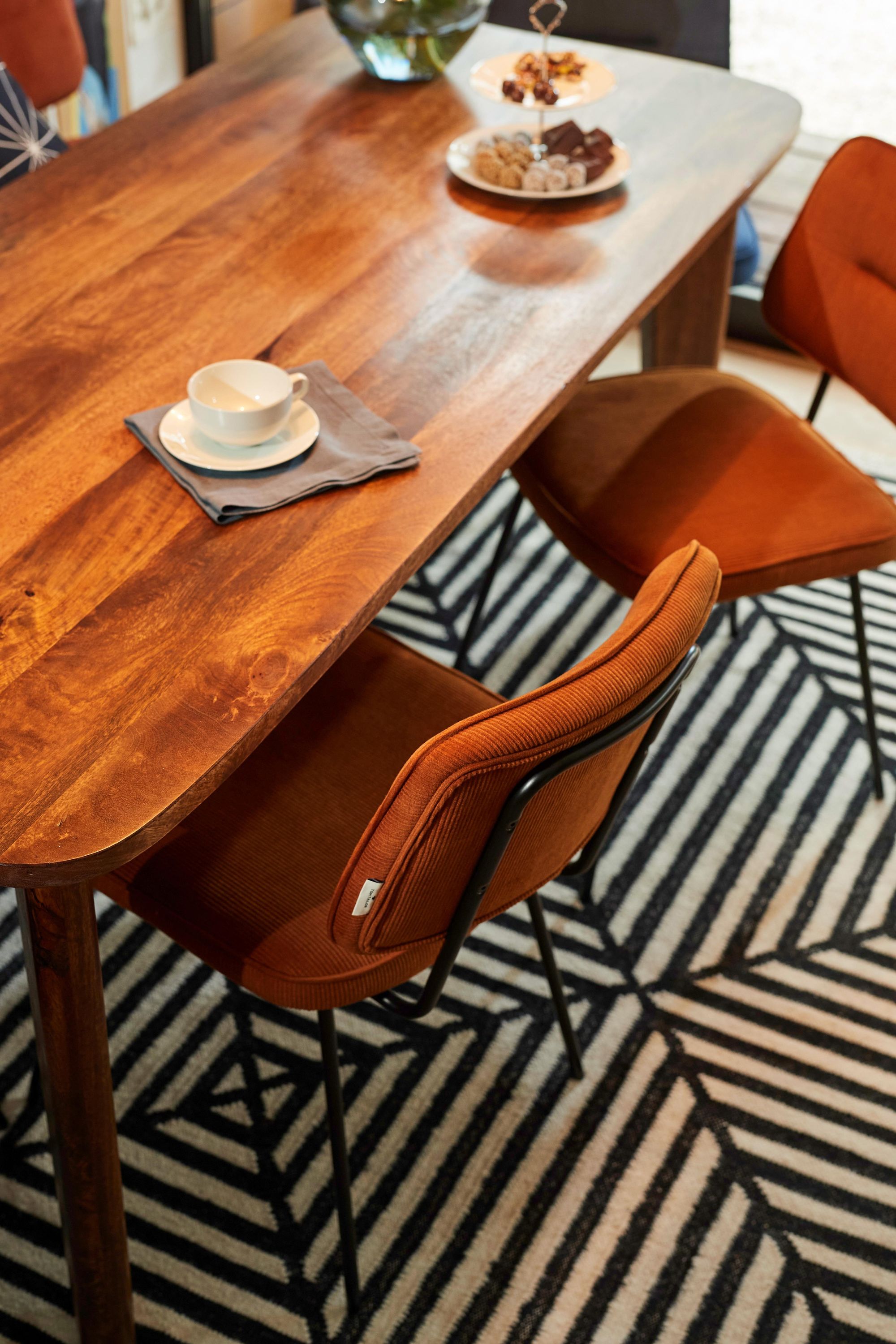 Esstisch 180x80cm Mango Speisetisch Wohnzimmertisch Küchentisch Esszimmer Tisch