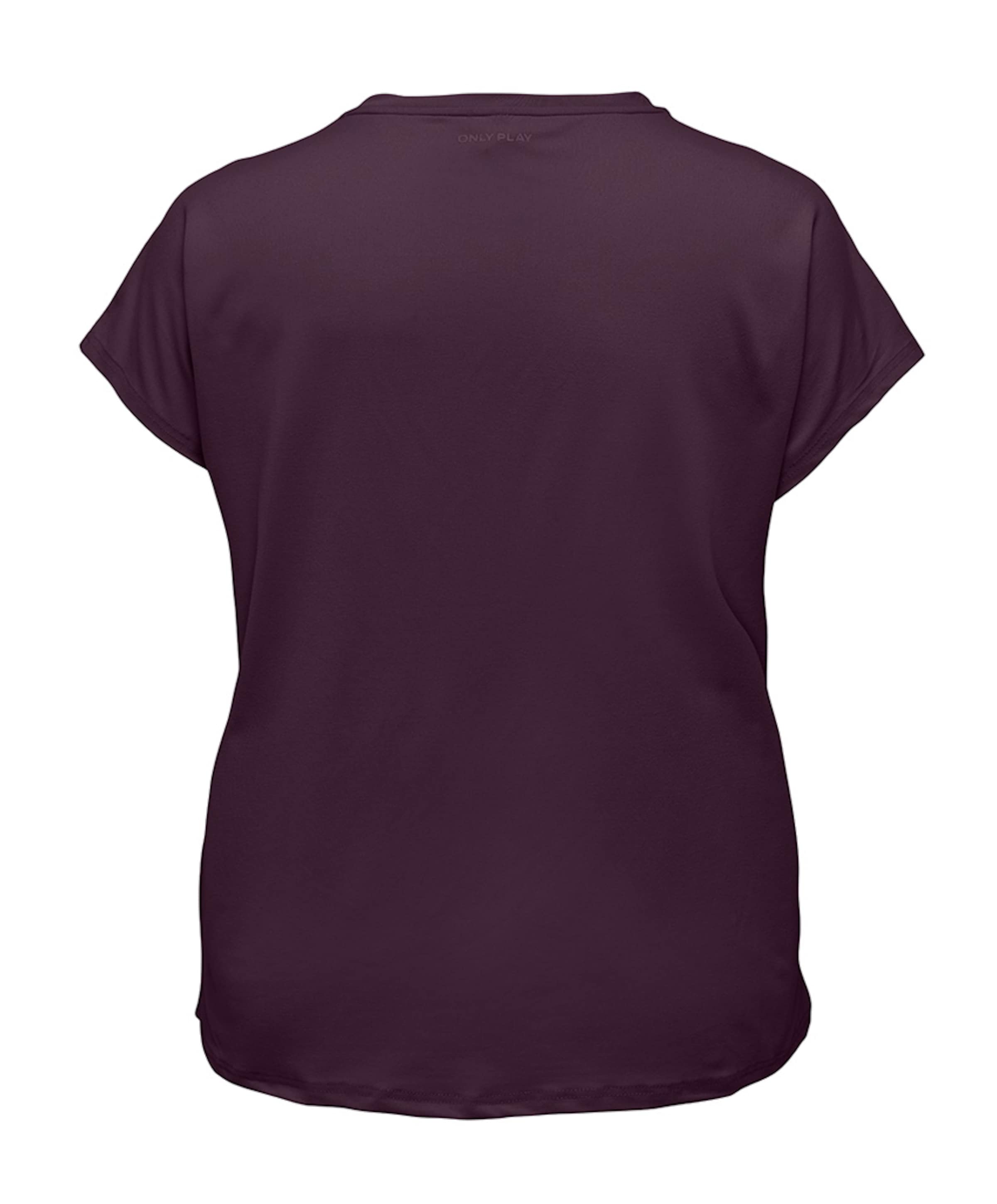 Only play Dames plussize t-shirt paars