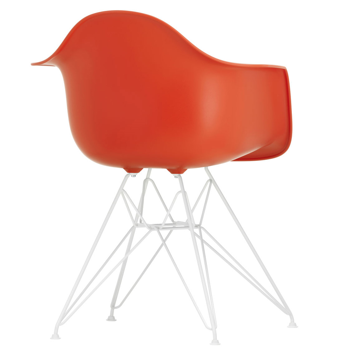 Eetkamerstoel DAR RE wit Poppy Red