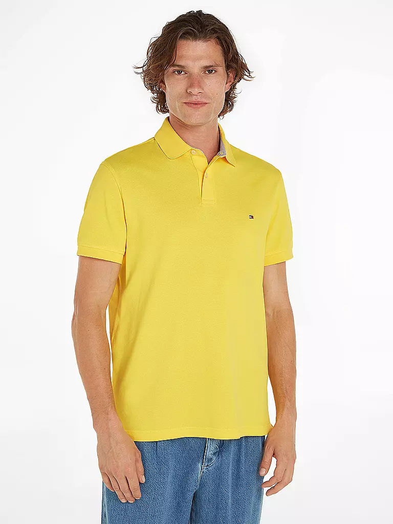 TOMMY HILFIGER Poloshirt gelb