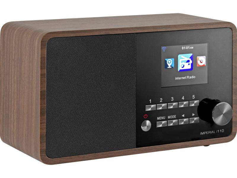 Imperial Internet Radio i110 Braun Internetradio mit Wettervorhersage