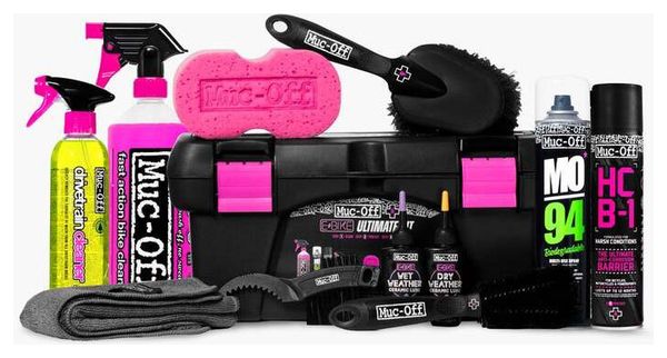 MUC-OFF - Kit e-Bike Ultimate - Kit d'Entretien et de Protection pour Vélo - Pack Complet   Brosses