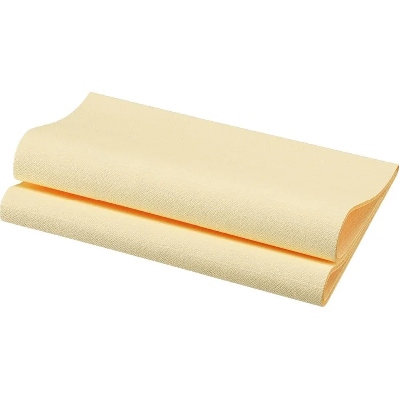 DUNI - Serviette de table Bio Dunisoft - 40x40 - Crème - x360