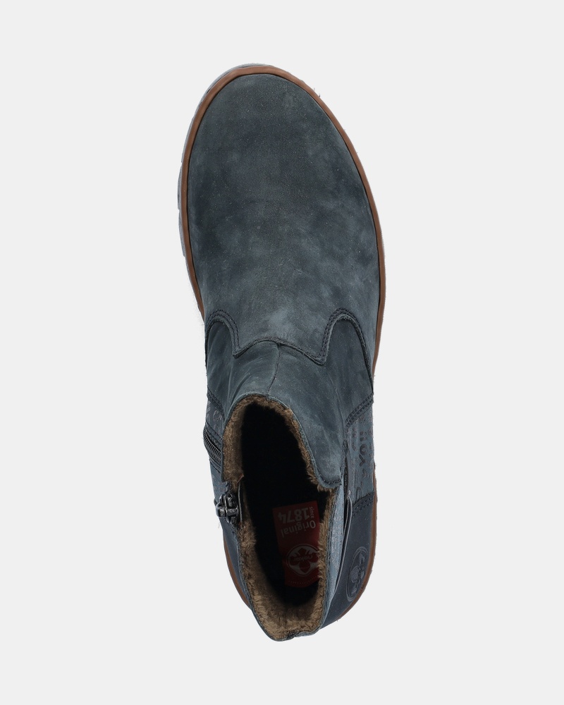 Rieker Enkellaarsjes  - blauw