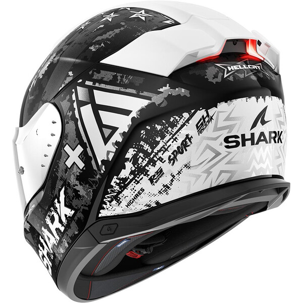 Shark - Casque Skwal i3 Hellcat + écran Noir / Blanc / Brillant