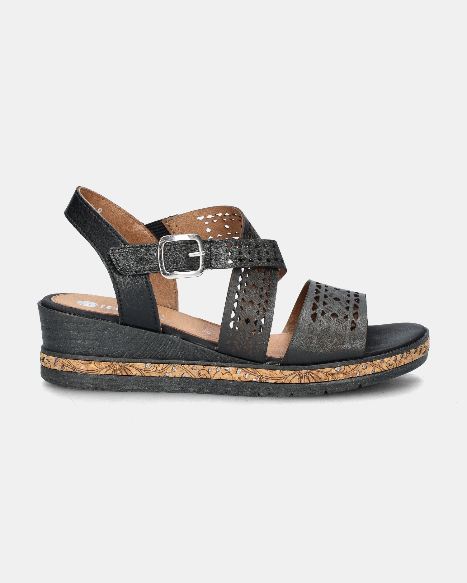 Remonte Sandalen  - zwart