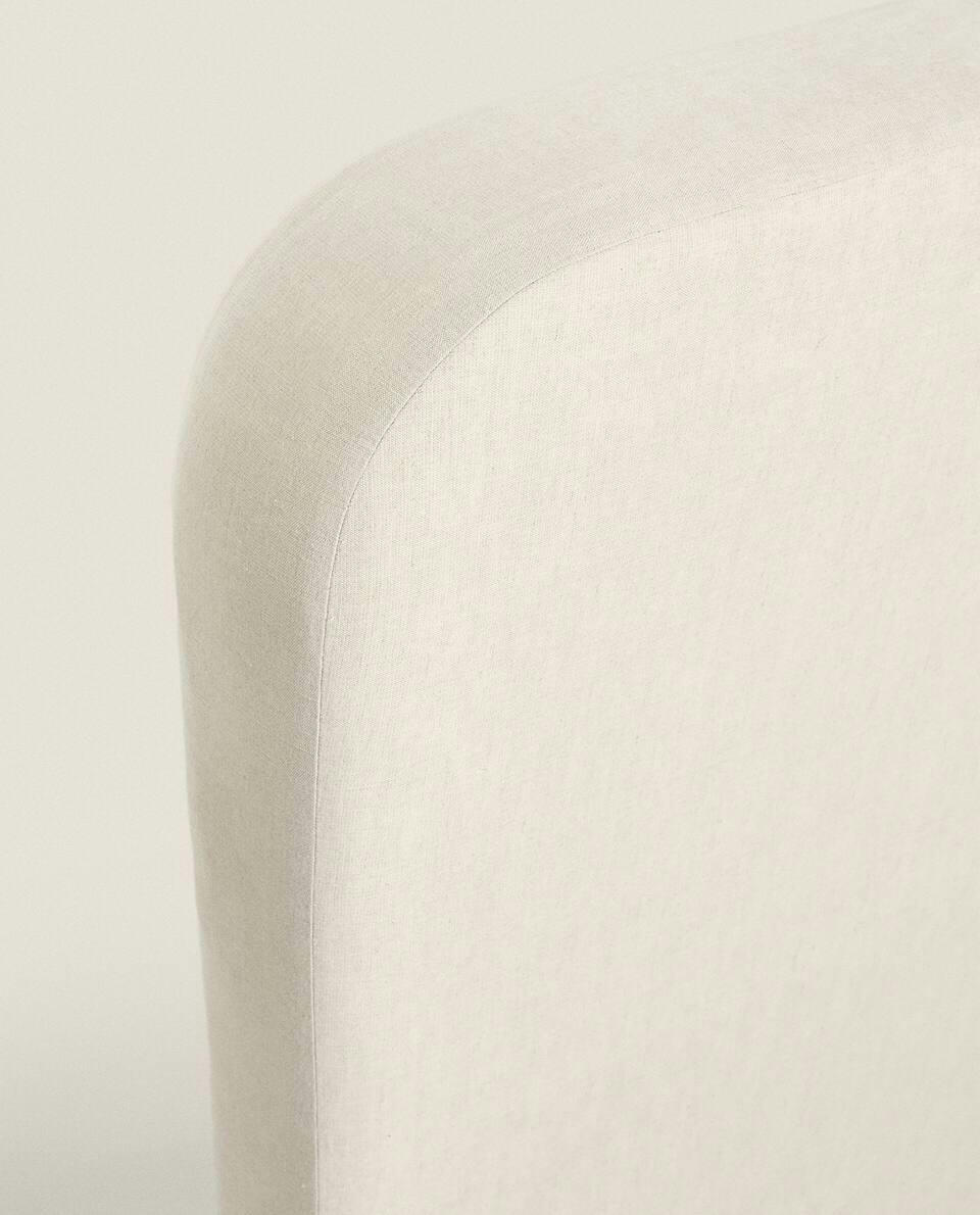 Cabeceira de linho (cama de 90 cm)