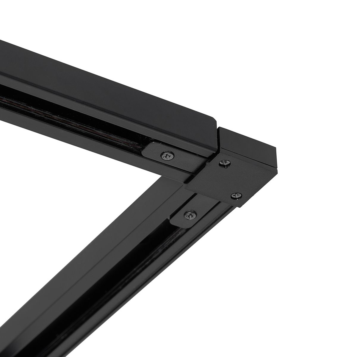 Smart railsysteem zwart 1-fase incl. 5 Wifi GU10 - Iconic Suplux