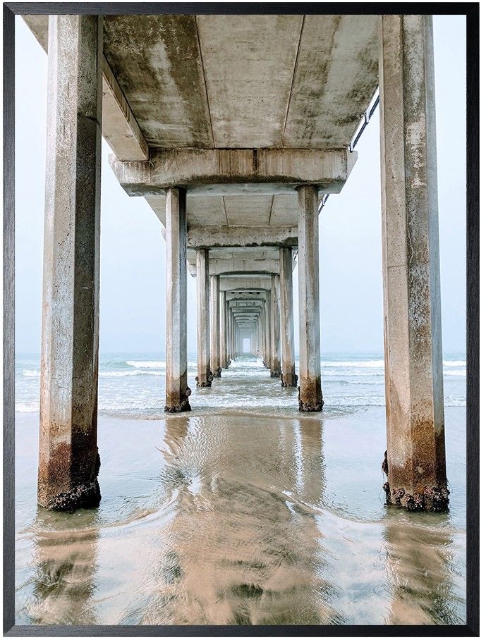 Art Print Pier SEA-01