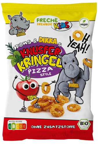 Freche Freunde Kids BIO Toms & DIKKAs Knusper Kringel Pizza Style