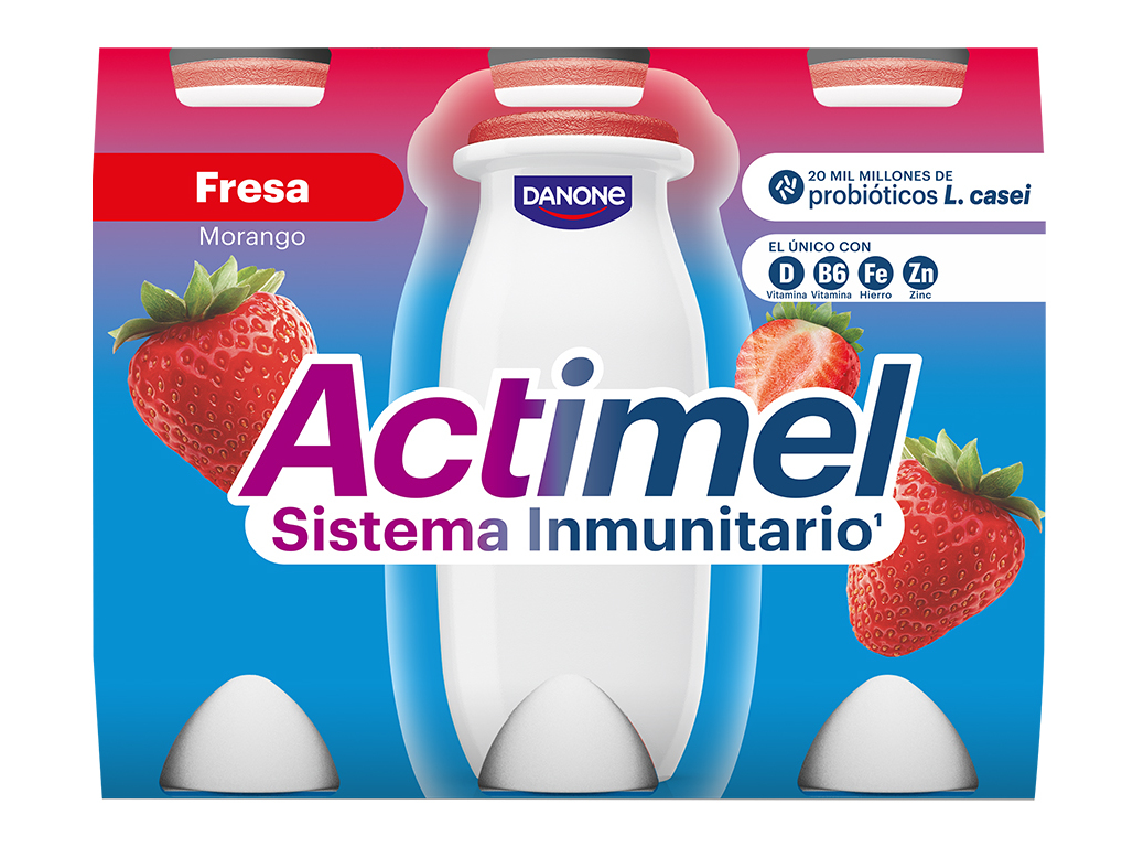 PROBIÓTICO ACTIMEL MORANGO 6X100G