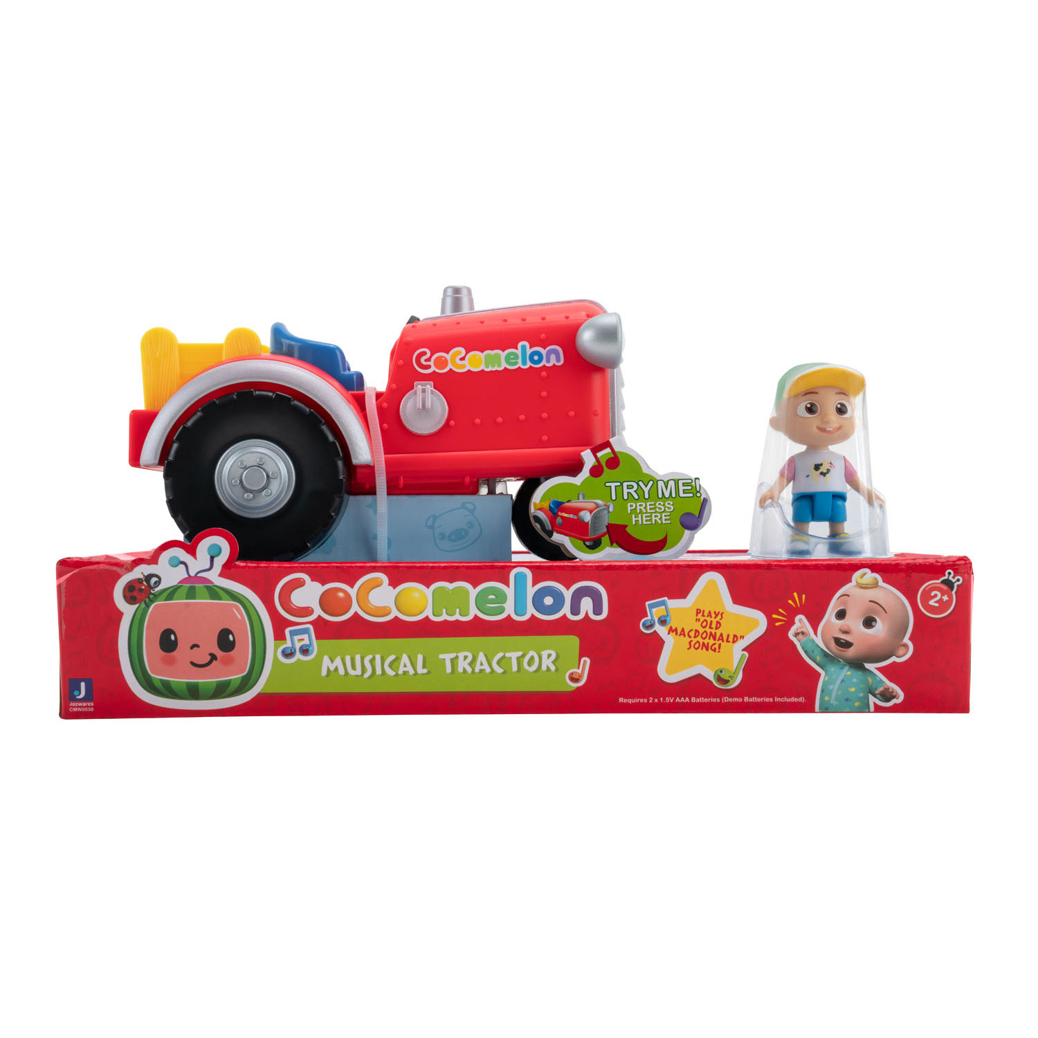 CoComelon Tractor met Speelfiguur