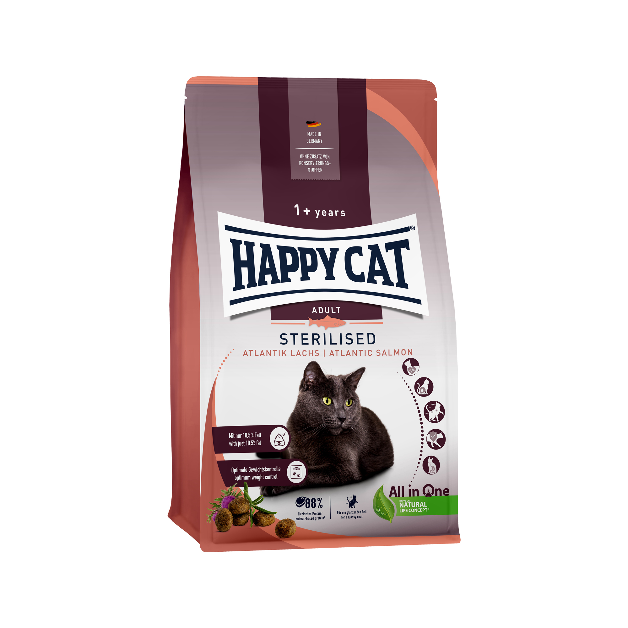 Happy Cat Sterilised Kattenvoer - Zalm