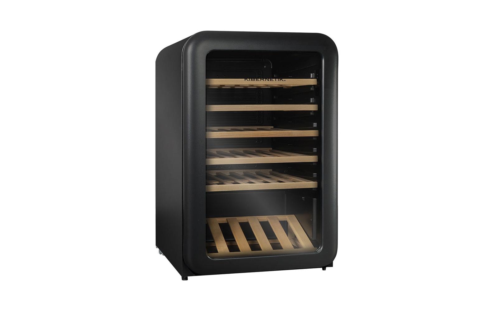Weinkühlschrank WKH49S Rechts, Schwarz<br>Weinklimaschrank