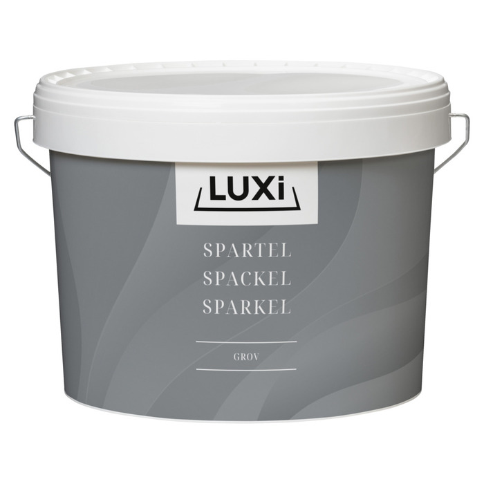Spartel grå grov 3 liter - Luxi