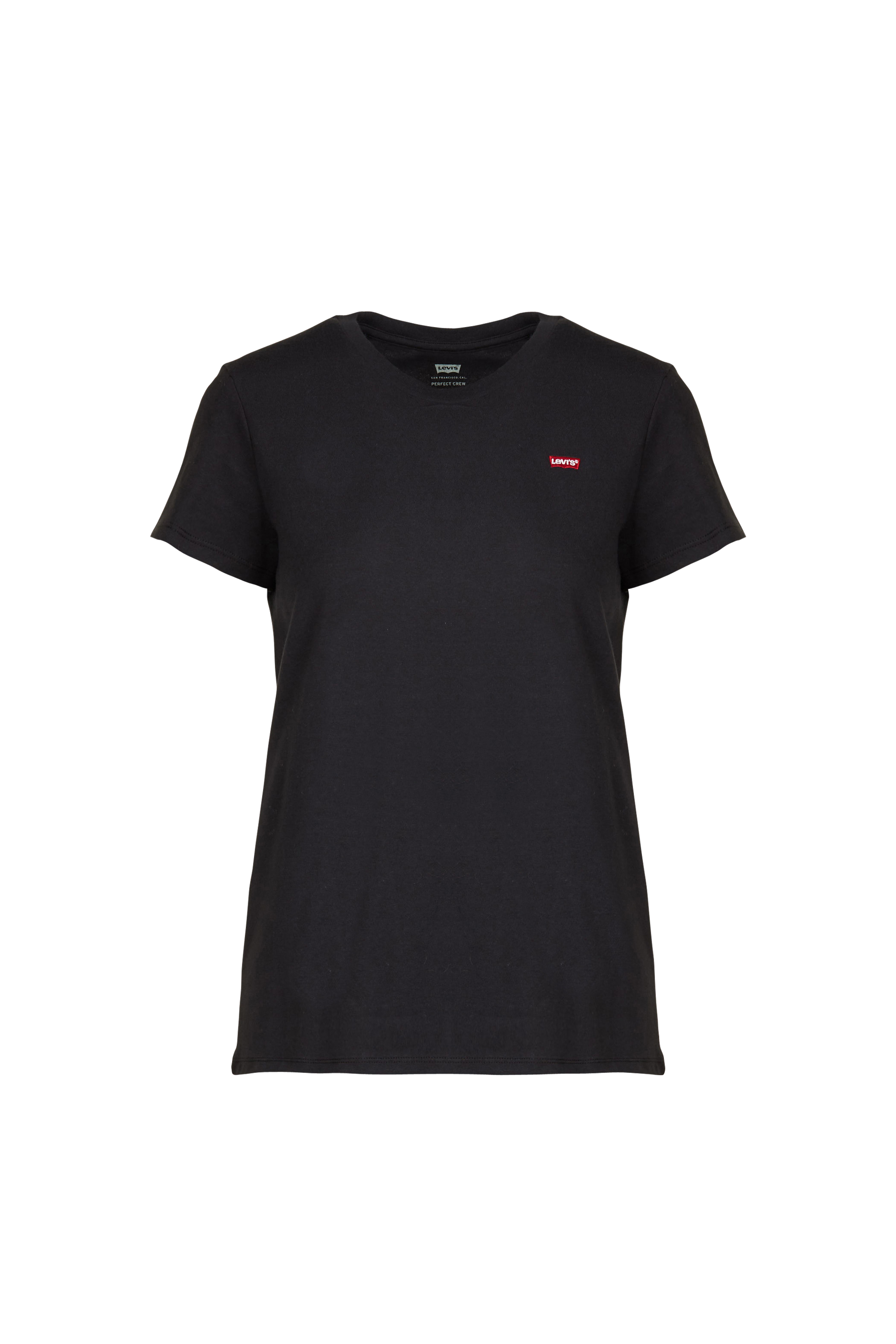 LEVI'S Tee-shirt col rond en coton PERFECT TEE Noir