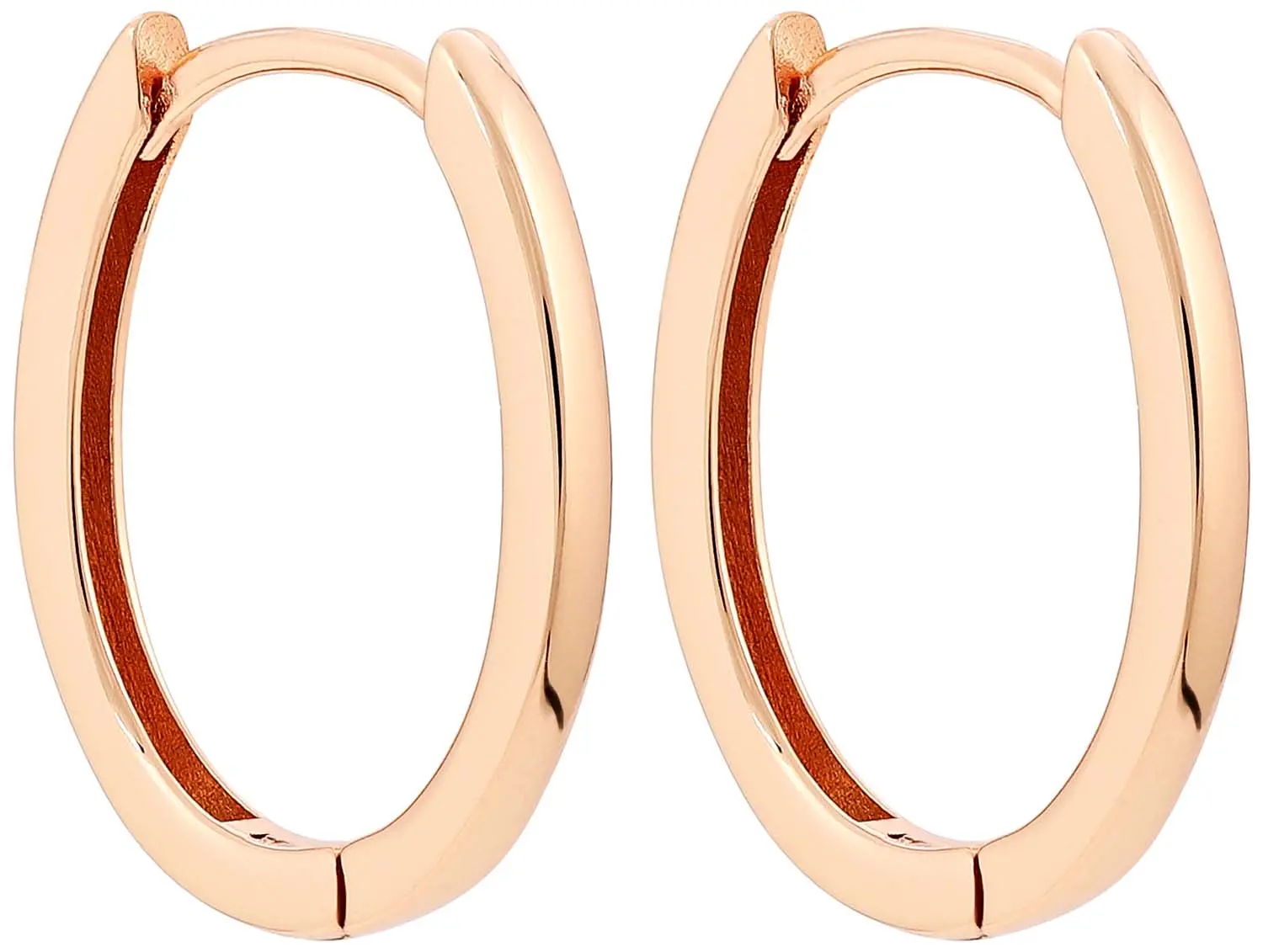 Creolen - Oval Rosegold