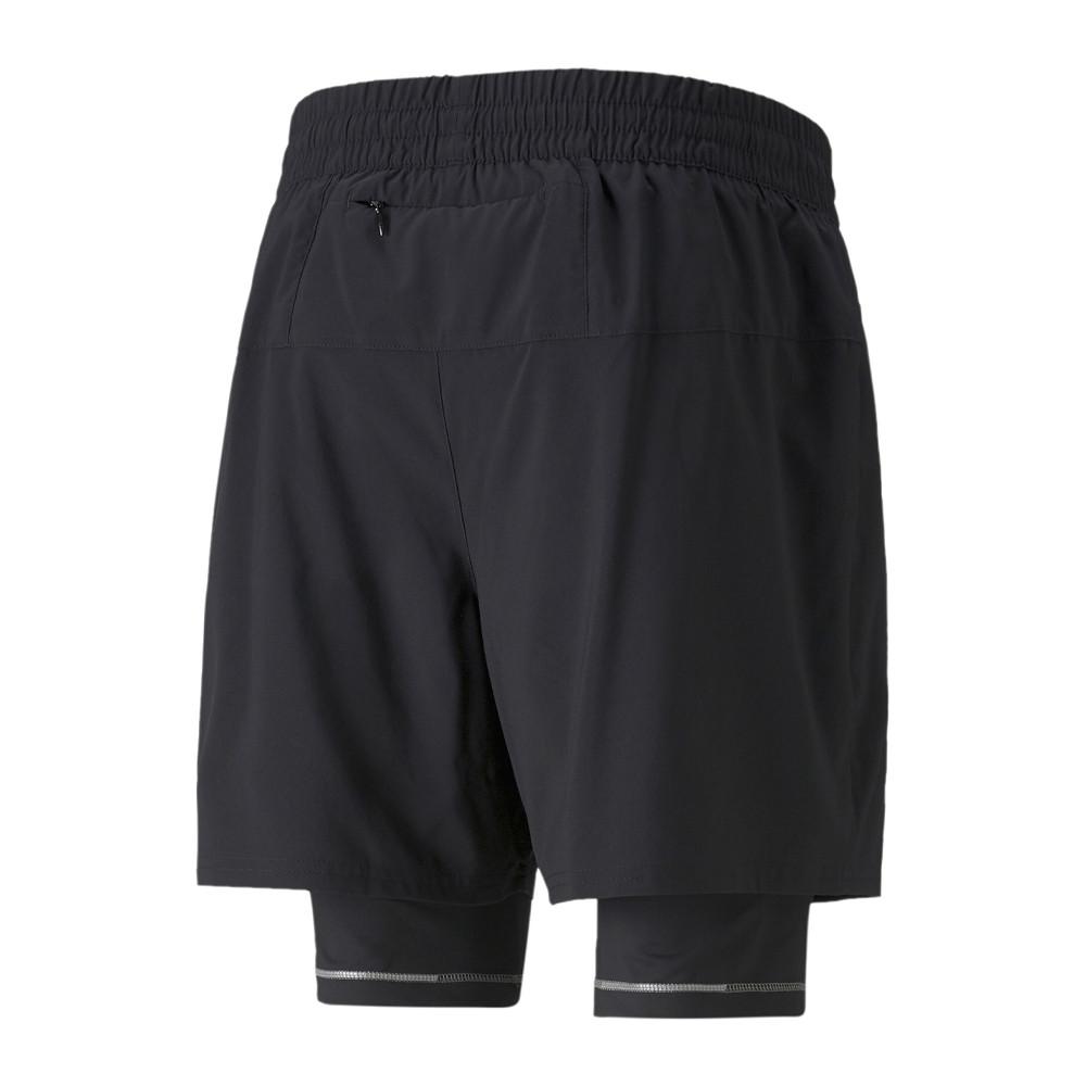 Puma Short de Running Noir Homme Puma Run Graf 2 in 1