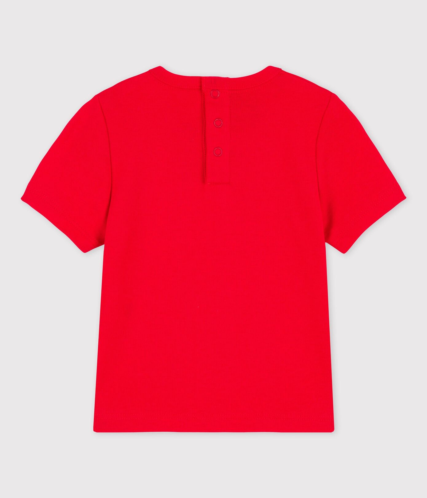 Tee-shirt manches courtes avec motif en coton bébé
