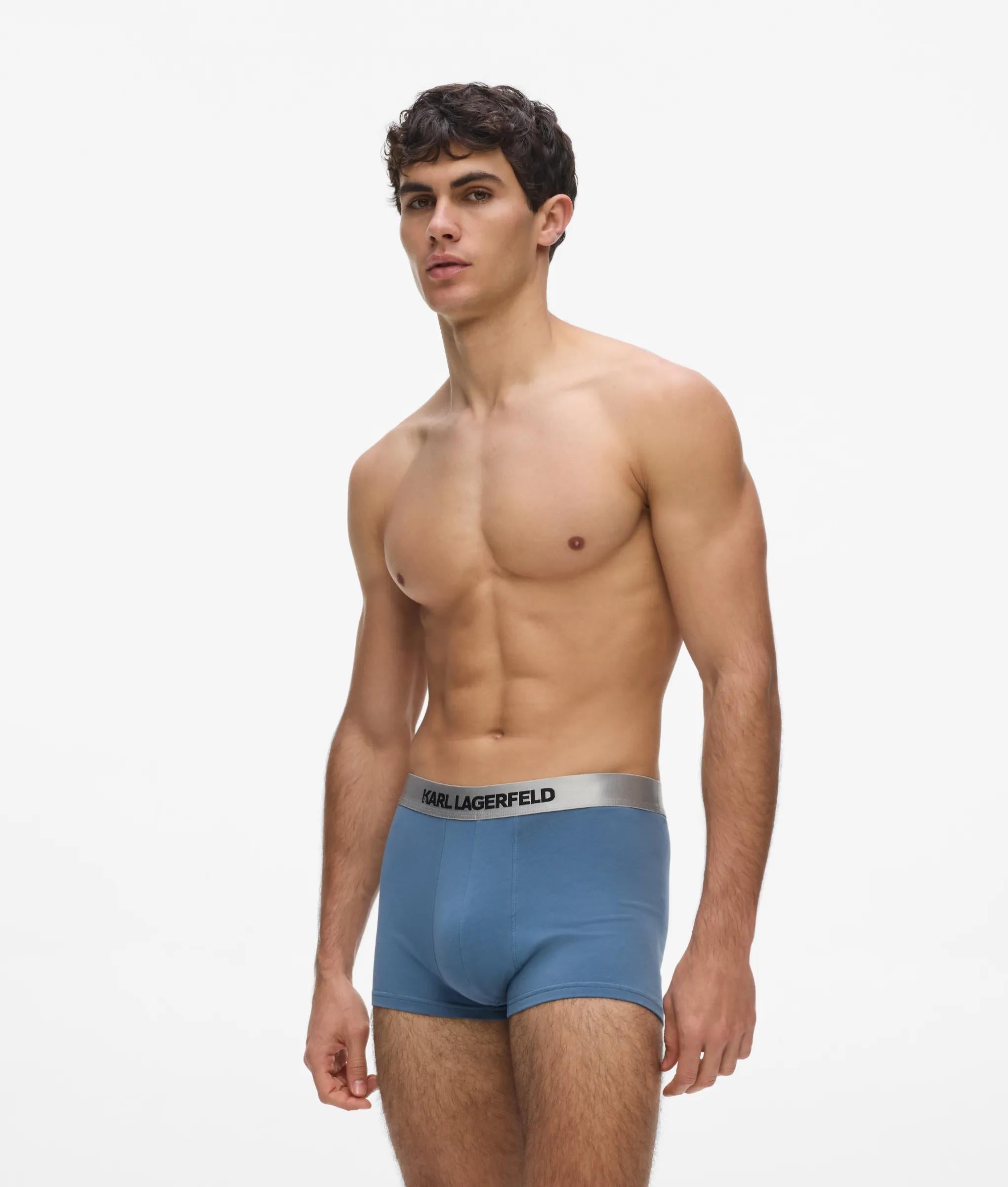 Metallic boxers met logo – 3 stuks