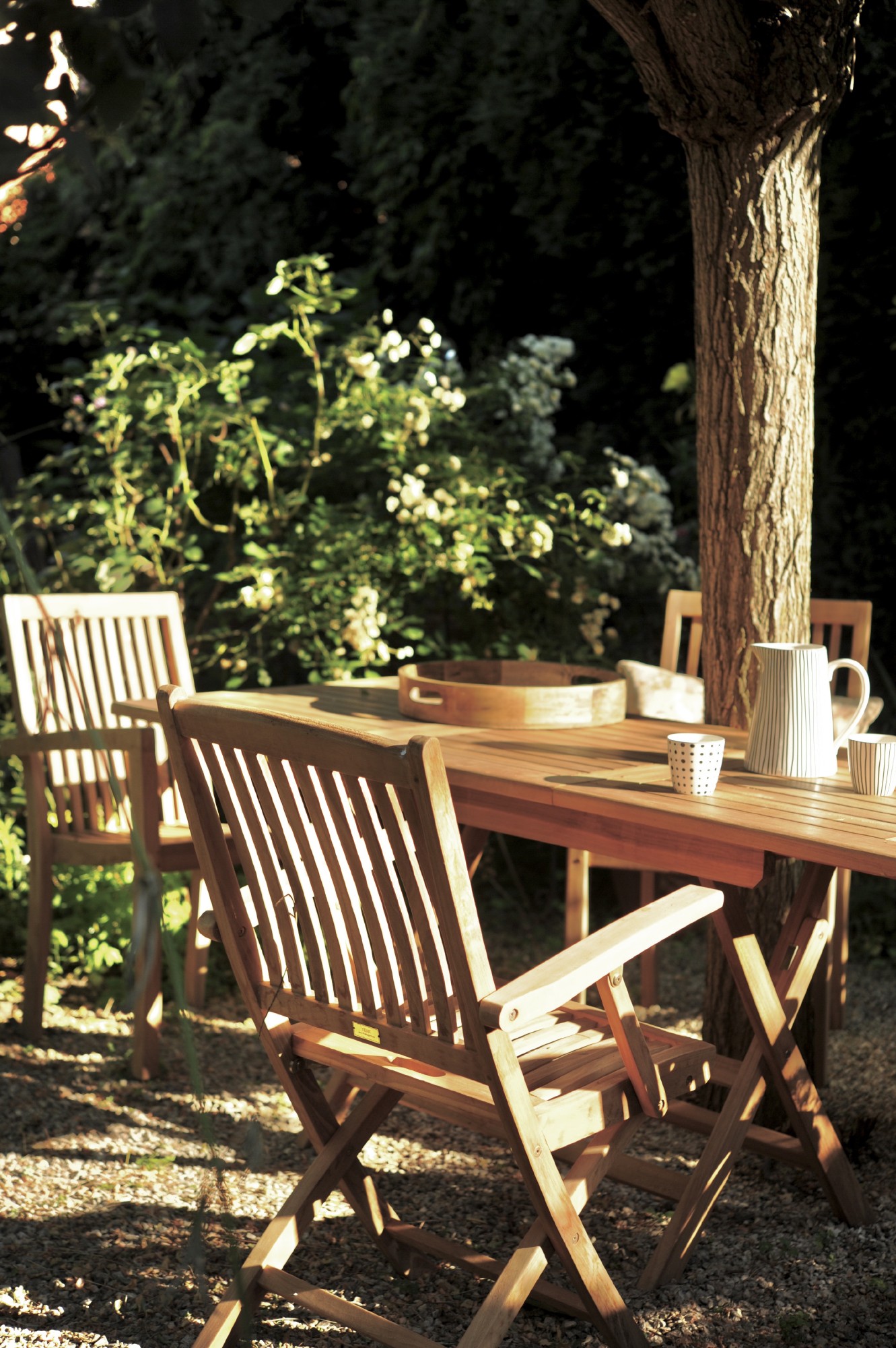 Klapp-Gartenstuhl 'Derekson', Teak, B 56 cm, L 60 cm, H 93 cm günstig bestellen