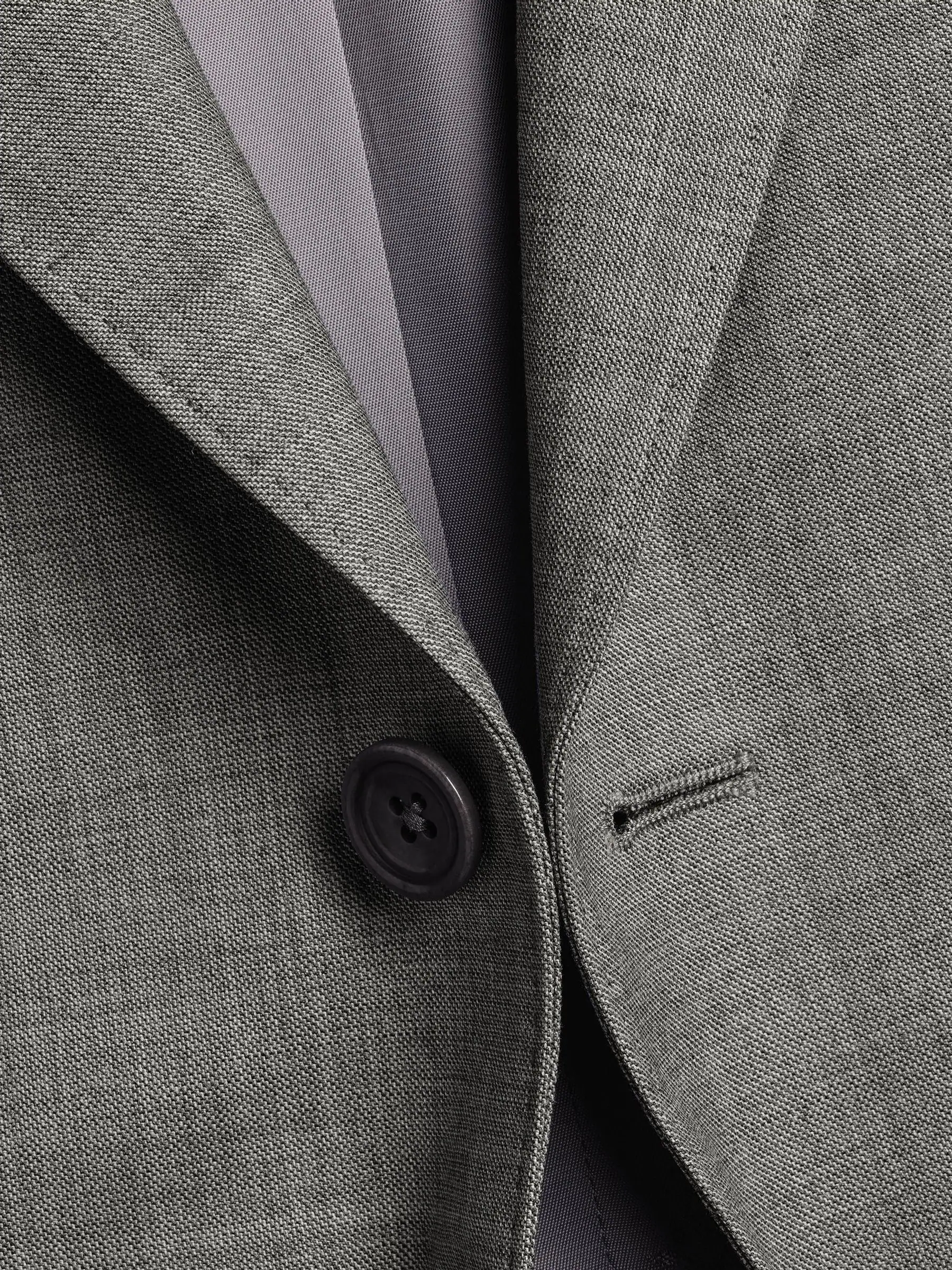 Grijs - Charles Tyrwhitt Sharkskin Slim Fit Jacket