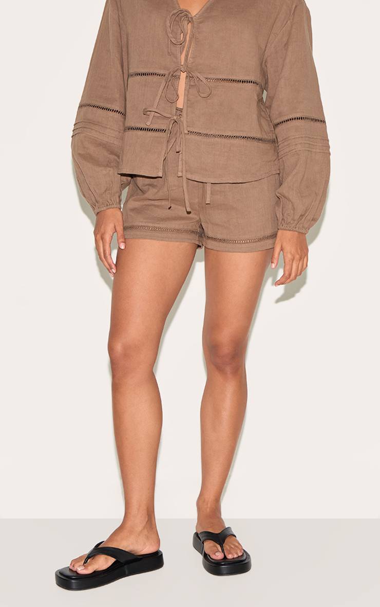 Champignon Short Brodé