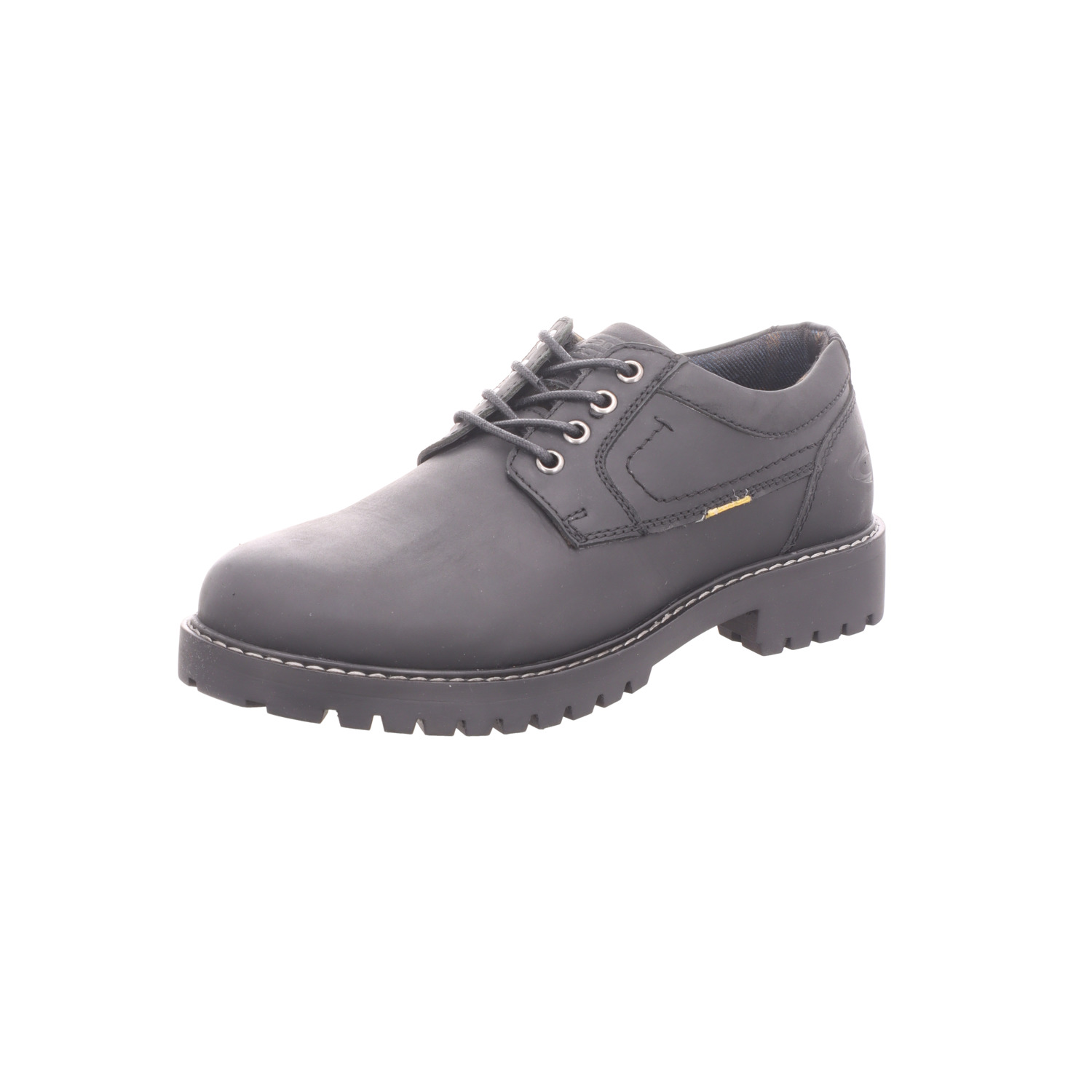 camel active Herren-Schnürhalbschuh Schwarz