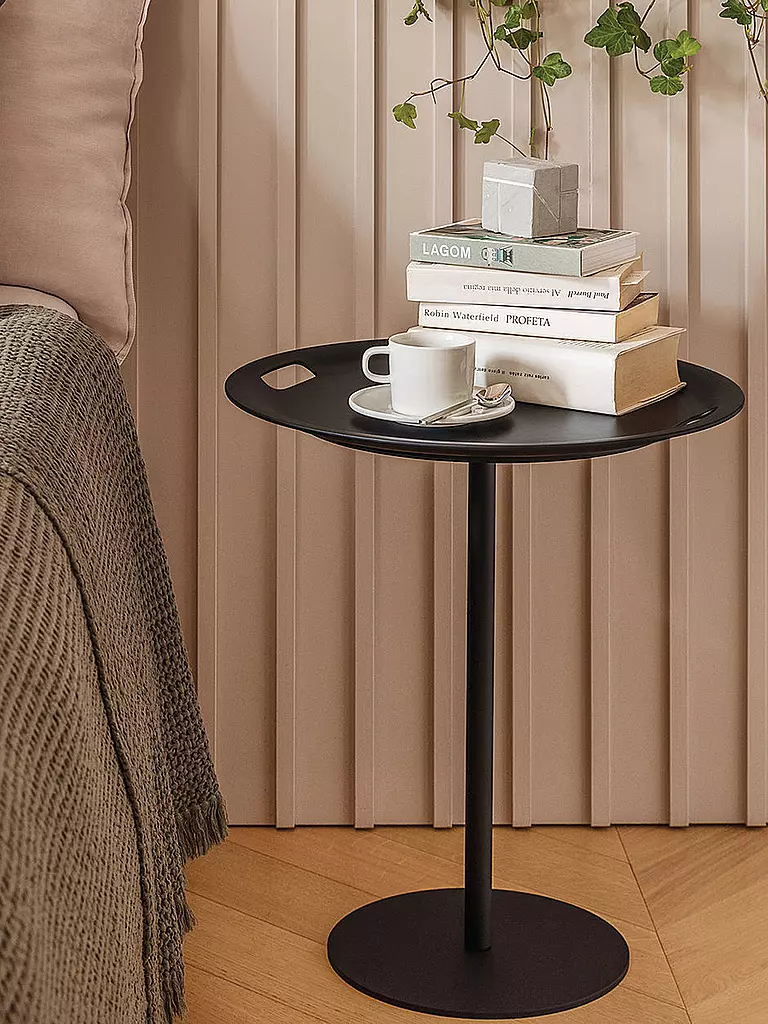 ALESSI Beistelltisch OP-LA 52cm Schwarz schwarz