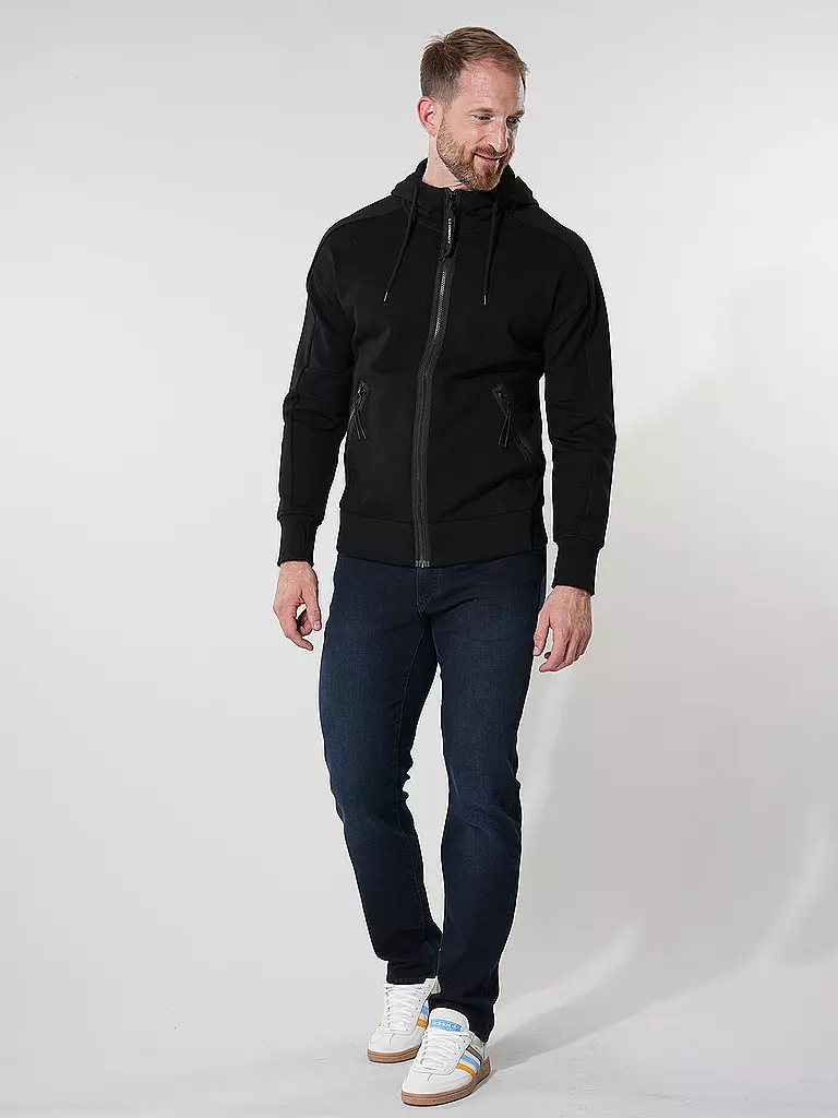 CP COMPANY Sweatjacke GOGGLES schwarz