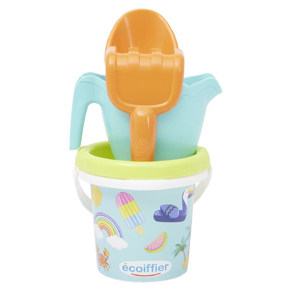 Seau de plage garni H23cm