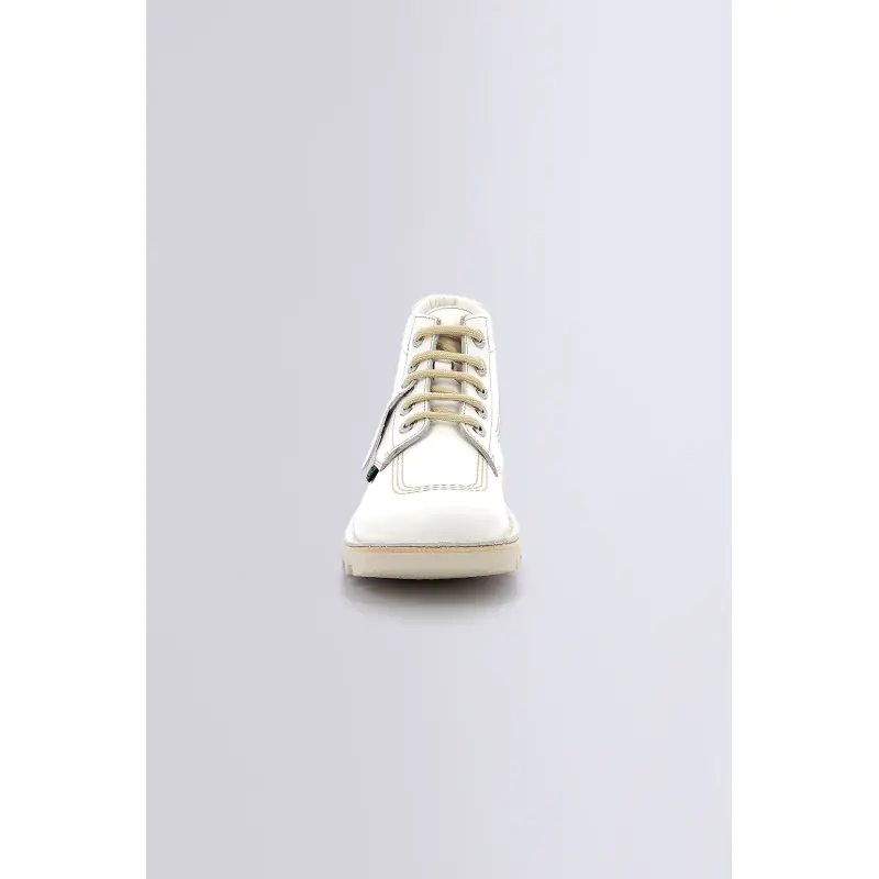 KICK HI BLANC BOTTINES Cuir Femme