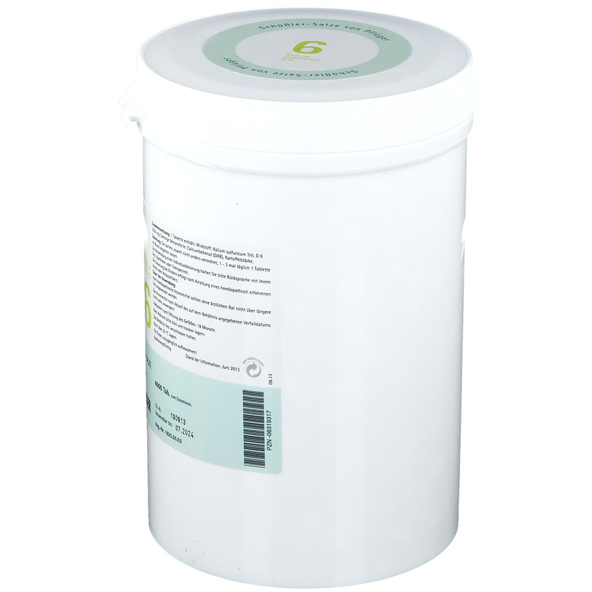 Biochemie Pflüger® Nr. 6 Kalium sulfuricum D6 Tabletten