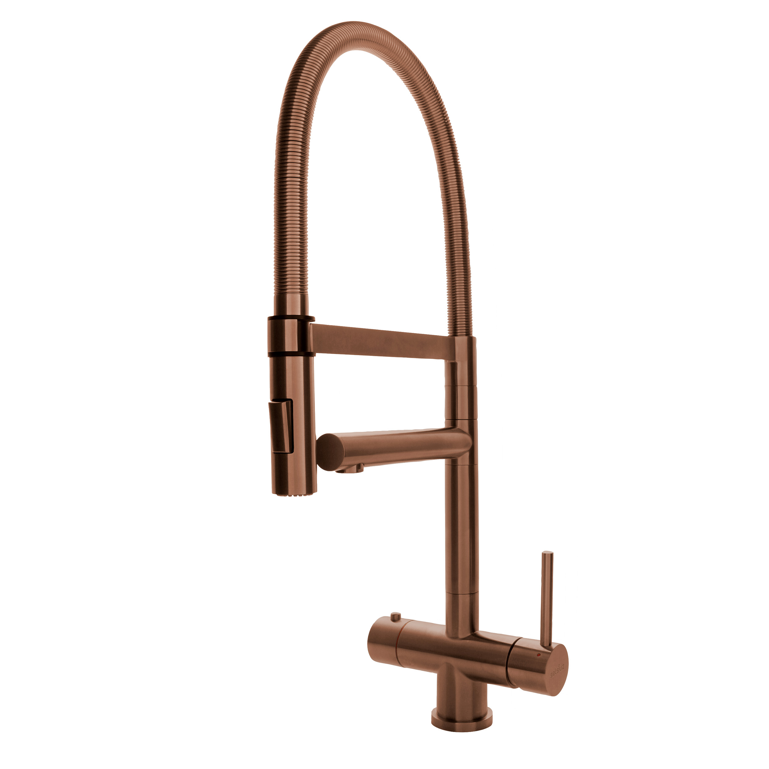 Selsiuz Inox XL kokend water kraan met titanium combi extra boiler copper
