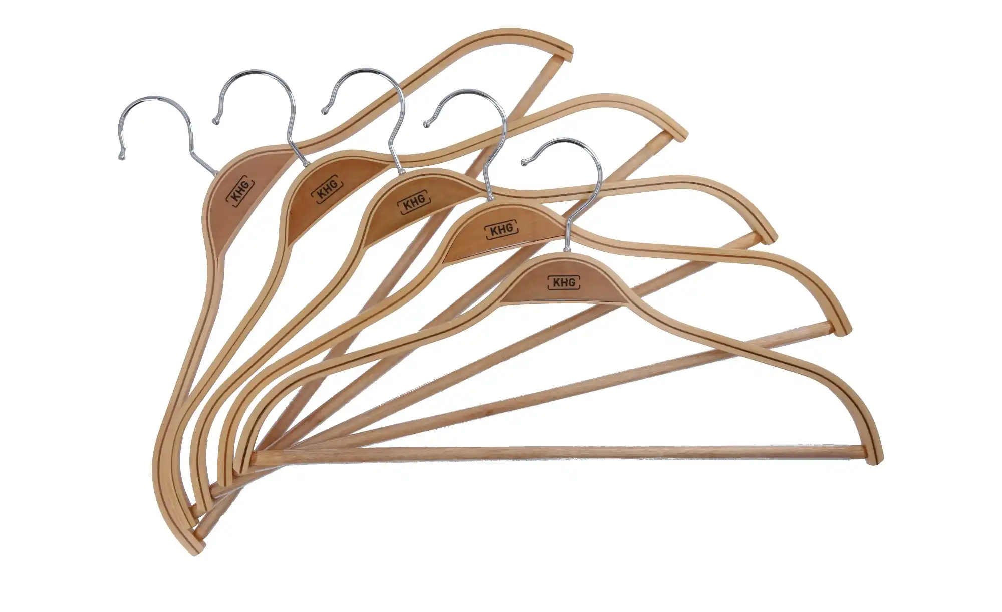Holzkleiderbügel 5er-Set