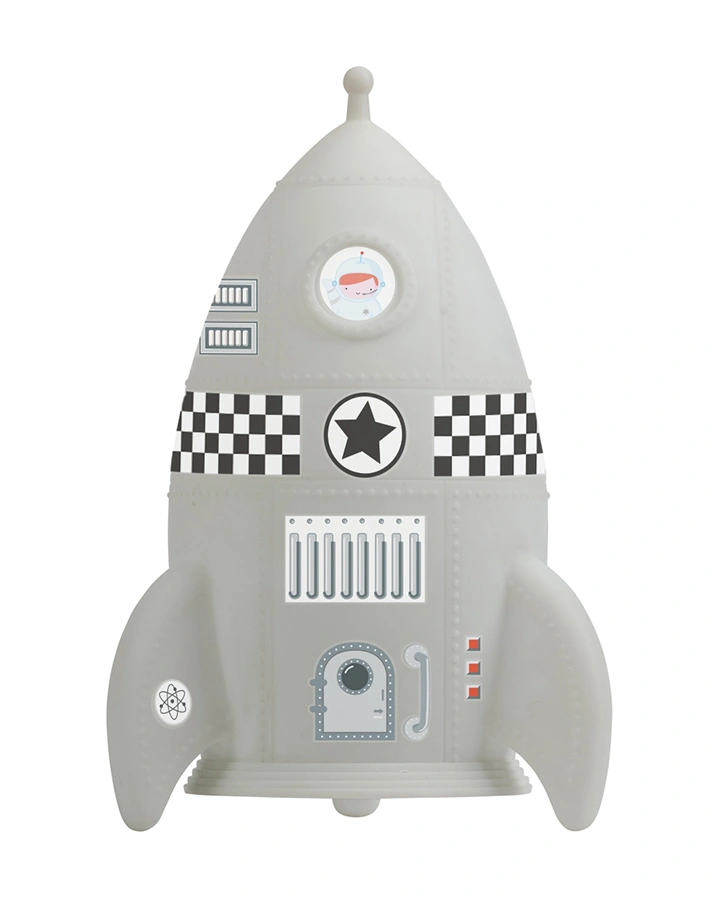 LED-Nachtlicht ROCKET in grau