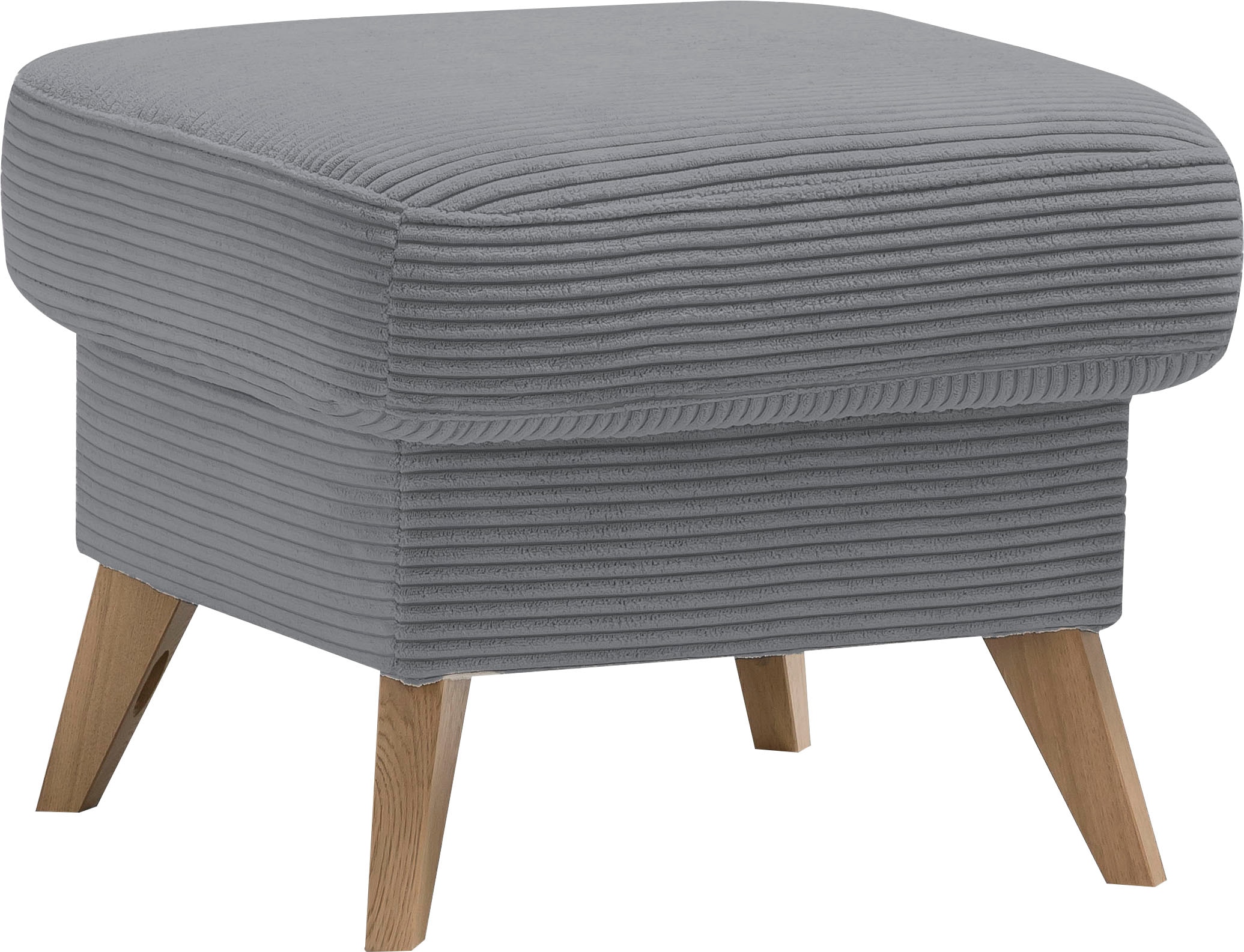 exxpo - sofa fashion Hocker »Samso, kompakte und bequeme Sitzgelegenheit in aktuellem Cord Bezug«