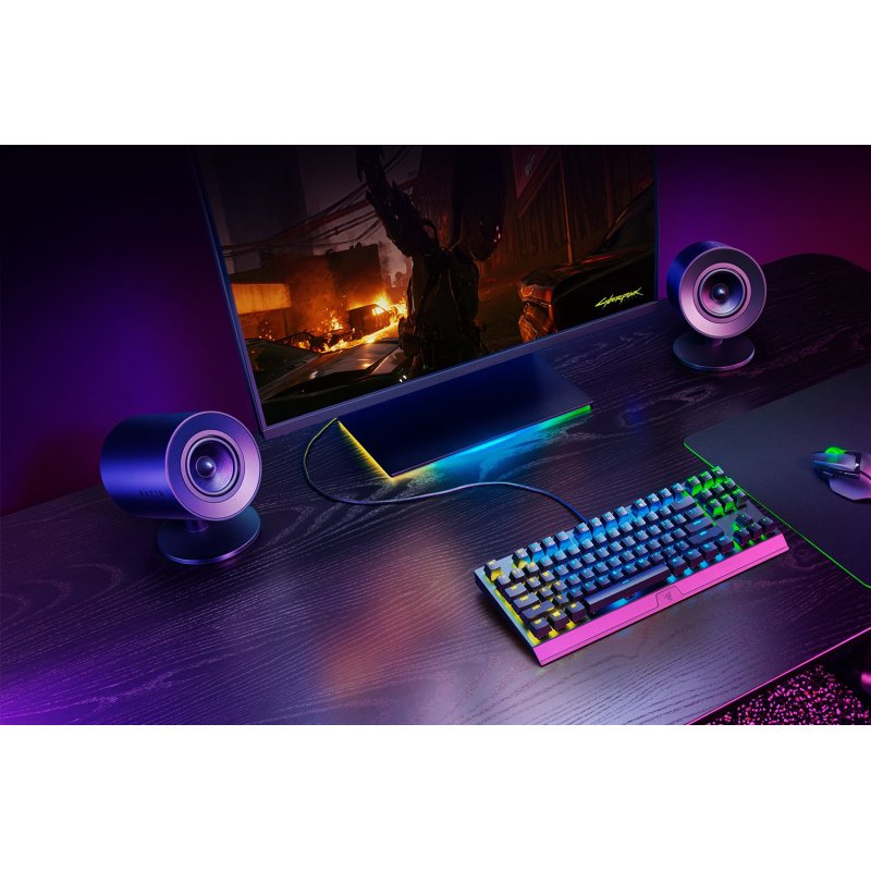 Razer Nommo V2 X Plage complète Noir Avec fil &sans fil